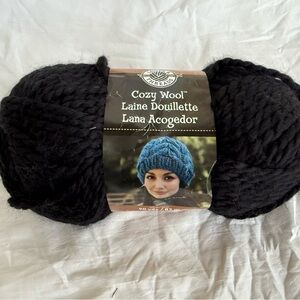 Loops & threads - Cozy Wool Yarn in Black 90yards